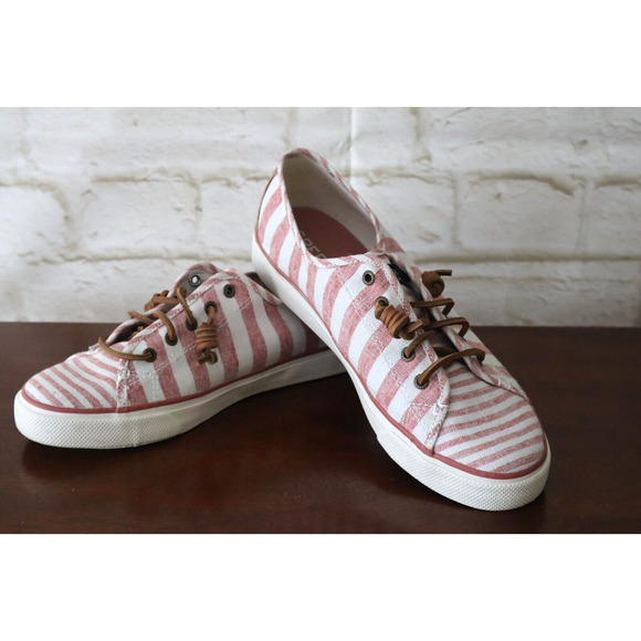 Sperry Women's Seacoast Strip Sneaker Casual Shoes Size‎ 9.5M - Picture 2 of 16